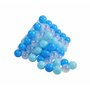 Knorrtoys 56771 Balles Set Ø 6 cm – 100 Balls/Soft Blue/White Balle