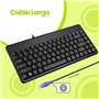 Perixx PERIBOARD-409P ES Câble Mini Teclado avec PS2 Noir 314 x 146 x 20 mm
