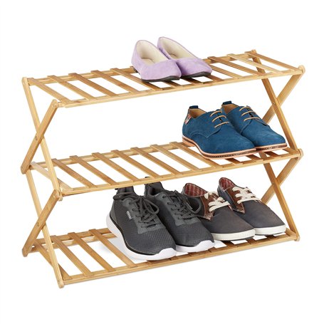 Relaxdays Étagère à Chaussures Pliable