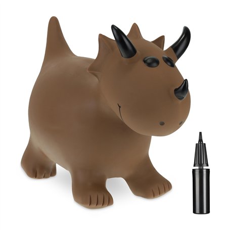 Relaxdays Animal Sauteur avec Pompe à air