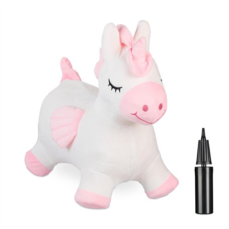Relaxdays Animal Sauteur en Forme de Licorne