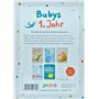 JAKO-O Cartes de naissance et de première année pour bébé - Jalons importants pour bébé - Cartes également comme journal intime