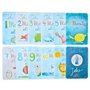 JAKO-O Cartes de naissance et de première année pour bébé - Jalons importants pour bébé - Cartes également comme journal intime