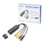 Logilink VG0030A - Enregistreur Audio/vidéo USB 2.0, 3 x RCA + miniDIN5 (S-Video) pour Windows 7/8/10/11, Mac OS 10.7 ou supérie