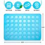 Belmalia 2x Tapis de Cuisson pour Macarons en Silicone pour Macarons sans défaut | Moule en Silicone Antiadhésif + Spatule | Ble