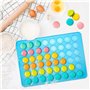 Belmalia 2x Tapis de Cuisson pour Macarons en Silicone pour Macarons sans défaut | Moule en Silicone Antiadhésif + Spatule | Ble