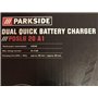 Chargeur Rapide de Batterie Double PDSLG 20 A1 (équipe Parkside X20V)