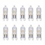 Osram Halopin 66760 Lot de 10 Ampoules Lampes Halogènes G9 à intensité variable 60 W 230 V Blanc chaud 980 lm