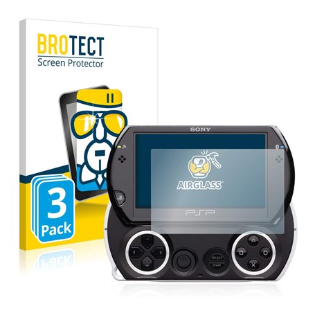 brotect Protection Écran Verre pour Sony PSP Go (3 Pièces) Film Protecteur Vitre 9H [Anti-Rayures
