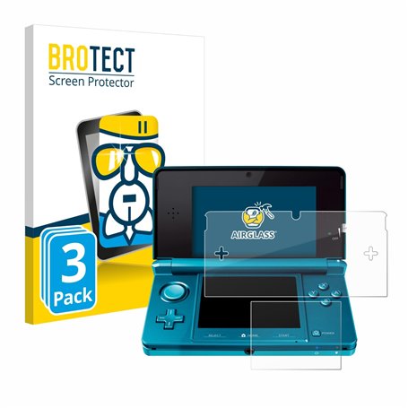 brotect Protection Écran Verre pour Nintendo 3DS (3 Pièces) Film Protecteur Vitre 9H [Anti-Rayures