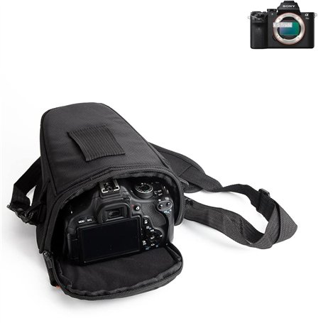 K-S-Trade Housse pour Sony Alpha 7 II Compatible avec Sony Alpha 7 II Sac Appareil Photo Reflex Saccoche Étui Pouchette Gadget A