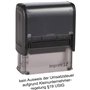 Die Stempel GmbH - Auto-encreur Imprint 2 / Texte en stock - Règlement des petites entreprises - Tampon texte de stock pour l'ét