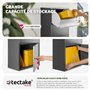tectake® Boîte aux Lettres avec Compartiment pour Colis, Boite aux Lettres normalisée résistante avec avec clapet de sécurité, L