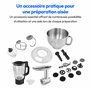 MEDION Robot de cuisine universel 3 en 1 (numérique, 1 200 watts, 8 vitesses, mélanger pétrir remuer mixer hachoir, bol à glace 