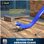 S&R 2 Pieds-de-Biche Professionnels 50 cm et 80 cm – Arrache-Clous Pied de Vache Pince à décoffrer Bois Clous Palettes et Matéri
