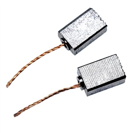 vhbw 2x Balais de charbon pour moteur 4