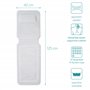 Navaris Matelas de Bain avec Coussin - Matelas Baignoire 125x42cm avec Repose-Tête - 13 Ventouses - Air Mesh - Accessoire Confor