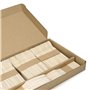 Navaris Set Couverts en Bois - Lot 100x Fourchette 50x Couteau 50x Cuillère en Bois de Bouleau - 100% Naturel Biodégradable et É