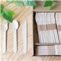 Navaris Set Couverts en Bois - Lot 100x Fourchette 50x Couteau 50x Cuillère en Bois de Bouleau - 100% Naturel Biodégradable et É