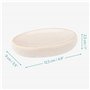 Navaris Set accessoires salle de bain - Distributeur savon liquide céramique avec porte brosse à dent soucoupe pour savon - Disp
