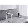 Duravit Tulum by Starck Mitigeur monocommande de lavabo, Robinet lavabo, Taille M (hauteur de sortie 122 mm), Robinet salle bain