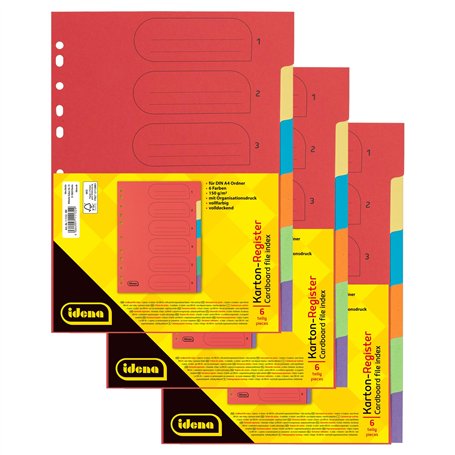 Idena 90266 - Intercalaire en carton pour documents DIN A4