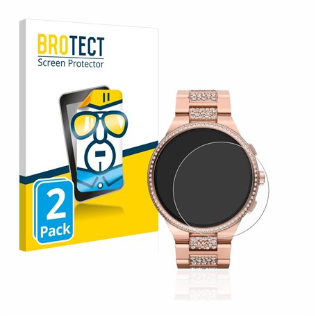 brotect Protection Ecran pour Michael Kors Camille Gen 6 MKT5147 (2 Pièces) - Film Protection Ultra Clair