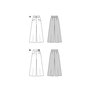 Burda Style Patron de couture pour femme #5751 Pantalon large avec poches et fermoir Taille 36-48