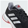 adidas Mixte Court Spec 2 Tennis Shoes Chaussures, Core Black/Cloud White/Scarlet, 45 1/3 EU