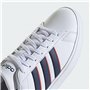 adidas Grand Court 2.0 Chaussures de Tennis pour Homme, Ftwwht/Bleu foncé/Prelsc, 42 2/3 EU