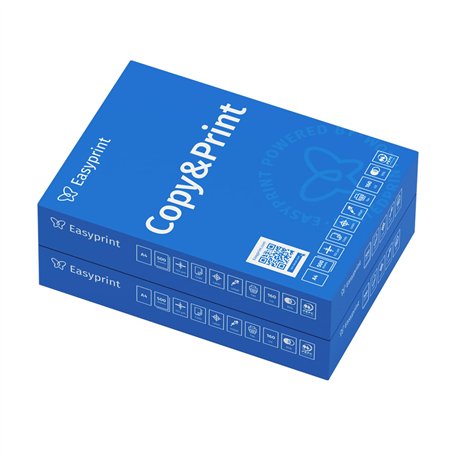 Easyprint Lot de 2 paquets de 500 feuilles de papier A4 pour photocopieurs et imprimantes Blanc brillant CIE 160 Certifié PEFC 1