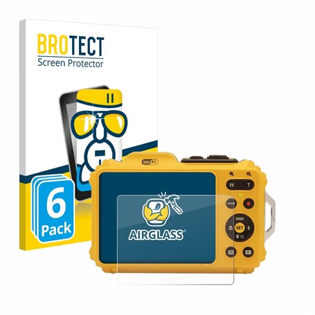 brotect Protection Écran Verre pour Kodak Pixpro WPZ2 (6 Pièces) Film Protecteur Vitre 9H [Anti-Rayures