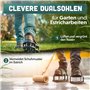 RASENKÖNIG Chaussures à ongles Pro | Chaussures aératrices de pelouse + chaussures à chape | Aérateur de pelouse et aérateur pou