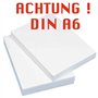 Papier pour imprimante 2000Bl/A6 blanc