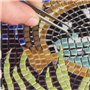 Lot de 500 mini mosaïques 5 mm en céramique, blanc nacré, WW02