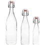 casavetro 6 x 1000 ML Swing Top Bouteilles en Verre vides Bouchon réutilisable Rechargeable-Joint en Caoutchouc Étanche pour Dom