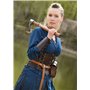Battle-Merchant | Tunique médiévale Ylva pour femme | Chemise ajustée début médiévale | Tenue de femme de bouclier | LARP, Vikin