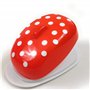 Berossi beurrier en Plastique Rouge