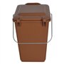 Sulo BIOABFALL Lot de 2 Récipients pour Déchets de Cuisine et de Jardin Marron 10 l