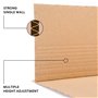 verpacking 50 x emballage livre 31 x 25 x 2 Ã 7 cm étui d'expédition fermeture adhésive, Emballage d'expédition, envoi de livres