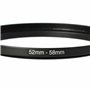 vhbw Bague d'adaptation de Filtre Step-Up de 52 mm vers 58 mm pour Objectif d'appareil Photo - Adaptateur, métal, Noir