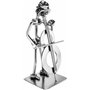 BRUBAKER Figurine en Écrous de Musicien avec Violoncelle - Figurine Artisanale en Métal Violoncelliste - Figurine en Métal Music