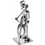 BRUBAKER Figurine en Écrous de Musicien avec Violoncelle - Figurine Artisanale en Métal Violoncelliste - Figurine en Métal Music