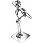 BRUBAKER Figurine en Écrous de Musicien au Trombone - Figurine Artisanale en Métal Tromboniste - Figurine en Métal Musicien à Ve