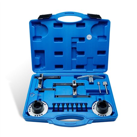 CCLIFE 16pcs Outils de Réglage du Moteur Courroie de Distribution Outil de Blocage Kit d'outils de Synchronisation Compatible av