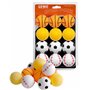 GEWO Sports-Mix Lot de 40 balles de Tennis de Table en Plastique au Design Sportif – 12 balles colorées de Haute qualité – Diffé