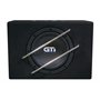 Crunch GTI800A - Caisson de Basses Actif - 20 cm - Boîtier Bassreflex Bass - GTI800A
