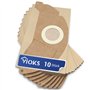 VIOKS Lot de 10 sacs d'aspirateur de rechange pour Kärchеr 6.904-322.0 Kärchеr - Sacs d'aspirateur industriels Kärchеr WD2