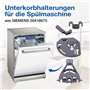 Kit de rangement de rechange pour panier inférieur Siemens 00418675 418675