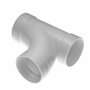vhbw raccord T en PVC pour aspiration centrale 50.8 mm de diamètre / 2 '' système de tube rond